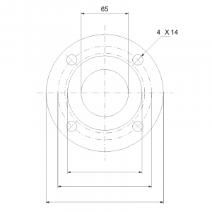 Ответные фланцы (комплект) Grundfos FLANGE SET PN6 UP65 65MM