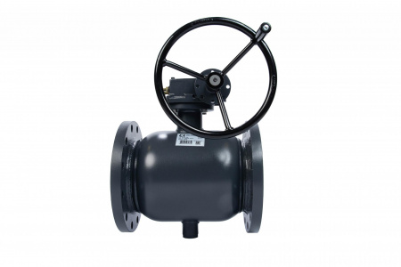 Кран шаровой FF DN500 PN25 WG (фланцевый, с редуктором, стандартный проход) Ридан RJIP Premium 065N0381GR